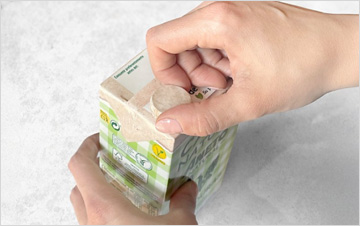 Briques alimentaires : Tetra Pak teste un bouchon à base de fibres.