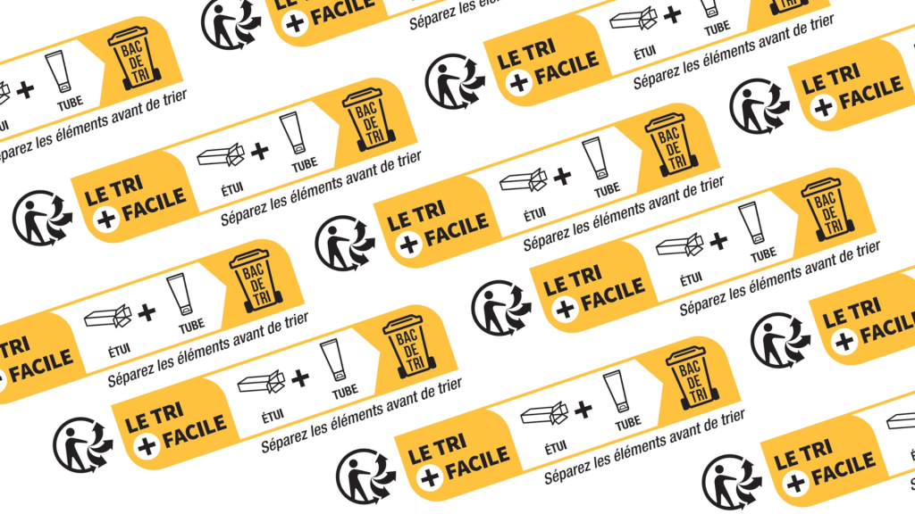 Mentions de recyclabilité sur les emballages