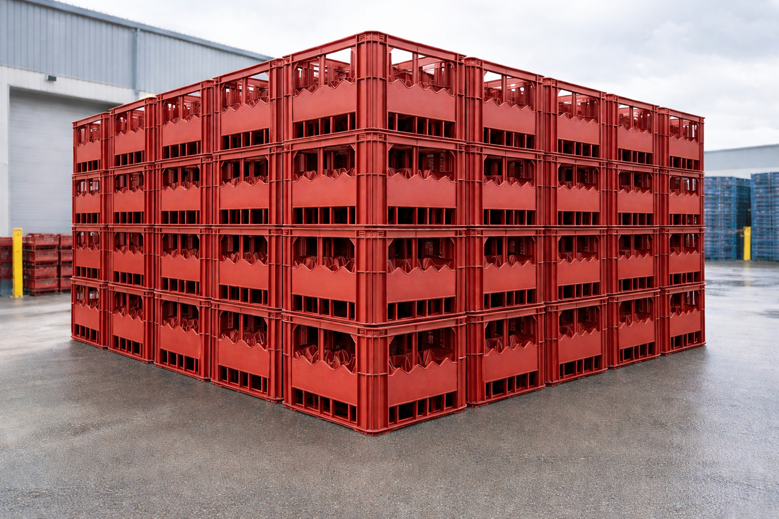 Casiers réemploi vide Casier réemploi emballage vide