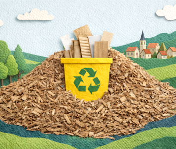 l'économie circulaire du papier carton