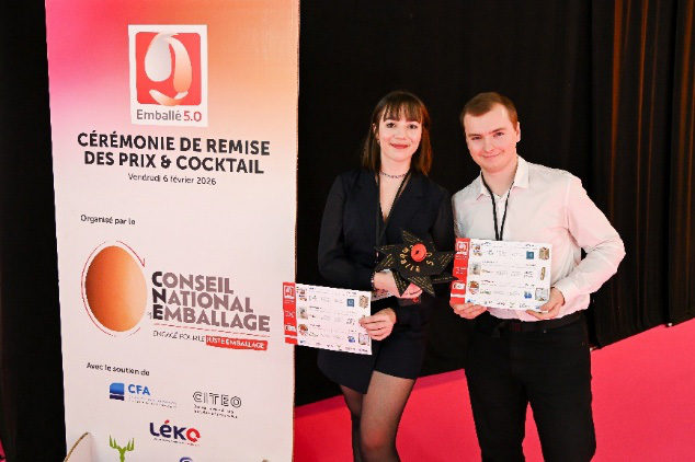 Conseil national de l’emballage : lauréats du concours emballé 5.0