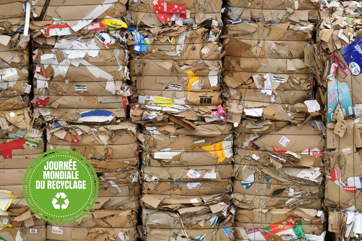 Affiche, Journée internationale du recyclage
